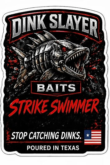 Dink Slayer Baits ~ 3.8" Strike Swimmer Swimbait (8pack)